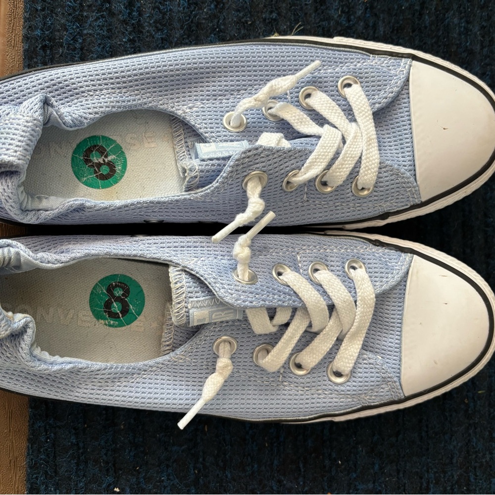 Converse Sky Blue Canvas Sneakers